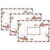 MAQA 250 pz tovagliette carta monouso Baita, Tovaglietta americana Natale 30x40 cm, ideale come sottopiatto fantasia natalizia