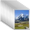 Rairsky 10pcs Cornici Magnetiche A4 Adesive,Informazioni Cornici Argento,Cornice Magnetica Autoadesiva,Magnetic Frames Morbida Impermeabile in PVC,Pieghevole Cornice Portadocumenti,per Poster,Avvisi, Dipinti