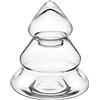 SWEET HOME Biscottiera in vetro a forma di Albero di Natale cod.SB02530LU cm 15h diam.13 by Varotto & Co.