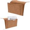 JOZMMZEOOA Tasca Portaoggetti Letto 32 x 21cm Porta Telecomando da Divano Organizer da Letto Porta Oggetti Feltro da Comodino Organizzatore Tasca Organizer Divano Comodino Cesto Portaoggetti (Cioccolato)