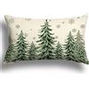 ZWJD Cuscini Natalizi per Divano 1 Pack Federe Cuscini Divano 30x50 Federe Cuscini Natalizi Cotone e Lino Biancheria Cuscini per Divano per Natale Decorazioni Casa