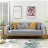 VanderHOME Copridivano 3 Posti, Copridivano Impermeabile, Copridivano 3 Posti Antigraffio Gatto Protezione Per Divano, Copertura Universale Per Divano Antiscivolo 90 * 90cm-Grigio（1 PC）