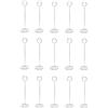 Granmagazz Porta numeri da tavolo, Granmagazz - 15 segnaposto per matrimonio, porta foto in metallo, porta biglietti da tavolo, porta numeri da tavolo, segnaposto, segnaposto per matrimonio, memoclip, porta foto