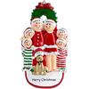 Kaululu Addobbi Albero di Natale Personalizzato con Nome Palline di Natale Personalizzate Natale 2024 Decorazioni Casa Albero di Natale Ciondolo in Legno Regali Natale (C, Nomi 7)