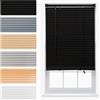 FURNISHED Persiane veneziane in PVC su misura per casa e ufficio Nuove - Nero 60W x 210H cm