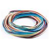 Auroris - cordoncino in pelle rotondo diametro 2 mm, set da 10 x 1 m, mix di colori: 1 m ciascuno nei colori nero, marrone, naturale, blu, rosso, grigio, turchese, oro, rame e bianco.