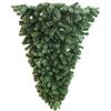 Stilé Collection GIOVE Albero di Natale a Parete Sottosopra H 135 cm in PVC da Appendere Apertura ad Ombrello 2 Parti + Gancio