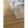 LaVelahome PVC Trasparente Protezione Tavolo 1,4 mm - Tovaglia Tavolo su Misura Largo 100 cm - Pellicola Copritavolo Impermeabile - Cerata Trasparente Venduta a Metro Cucina Scrivania Mobili