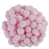 AERZETIX - C60472 - Set di 100 pompon Ø13mm - colore rosa bambino - in tessile - ghirlande personalizzazione hobby creativo merceria decorazione cucito abbigliamento ricamo