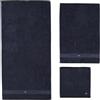 Tommy Hilfiger - asciugamano serie Legend2, tinta unita, 560 gr/m², 100% cotone, blu navy, telo 50 x 100 cm