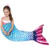 Catalonia Classy Pinna di Sirena per Ragazze 140 150, Coperta Sirena Pinna Multicolore per Bambini Donne Adulte Donne, Pinne Sirena Coda Sacco a Pelo Regali per Ragazze, 155cm x 51cm