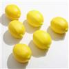 Veryhome 6pcs Alimento artificiale di frutta finta al limone per la casa Cucina da casa Decorazione Decorazione per feste Esposizione realistica (Limone giallo, 6 pezzi)