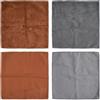 Nivofu 4 Pezzi Panni Barista Microfibra Scamosciata 30x30 cm - Set Panno Microfibra Cucina Assorbente e Spesso - Stracci Pulizia Macchina Caffè Professionale Lancia Vapore e Portafiltro