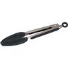 Sambonet Gadgets Pinza a Foglia, Ustensili Cucina per Servire in Tavola, Resiste a Temperature da -40°c a oltre +200°c, in Silicone, Lavabili in Lavastoviglie, Black, 23 cm