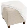 ZEaink Copri Pouf Elasticizzato Ottomano Poggiapiedi 40x40/80x80/60x60/50x50/45x45 Copertura Ottomana, Copri Pouf Quadrato in Velluto Lavabile,Copri Sgabello (Color : #3, Size : 60x60cm/24x24in)
