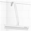 MINISMUS Tergivetro per Doccia con Gancio HangWipe, Tira Acqua da Doccia Silicone, Pulisci Vetro, Tiraacqua Vetri, 21 cm (Bianco)