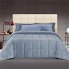 Clara Home Milano CLARA HOME Trapunta Una Piazza e Mezza Invernale 350 gr/mq, Piumone in Velluto Cinigliato Color Polvere Effetto Caldo Avvolgente, Made in Italy