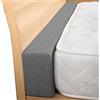 UWOBTN Letto Gap Filler Cuscino, Materasso Gap Foam Filler,Connettore per Letto Doppio/Materasso, Cuscino Testiera Lungo ，Chiudere Lo Spazio tra Materasso e Testiera o Parete(#1,160x15x10cm/63x6x4in)