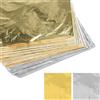 Kotkiddy 100 fogli imitazione foglia d'oro, argento per progetti artistici, artigianato, doratura, creazione fai da te (8 x 8,5 cm)