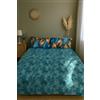 GX GARGIX Completo Letto In Flanella Matrimoniale Varie Fantasie Due Federe (LFF-9, MATRIMONIALE)