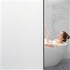 Qobobo Pellicola per Vetri Finestre Pellicola Opaca Privacy 44.5 x 200 cm Pellicola Oscurante Autoadesiva Pellicola Anti UV Vetrofanie Pellicola Elettrostatica per Vetri Mate Bianco