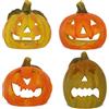 matches21 HOME & HOBBY matches21 - Set di zucche decorative in set con lumini a LED, quattro zucche in splendidi colori e forme