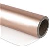 RUSPEPA Carta Da Regalo Metallizzata Oro Rosa - Mini Rotolo - Carta Opaca Tinta Unita Perfetta Per Matrimoni, Compleanni, Natale, Baby Shower - 44 cm X 10 m