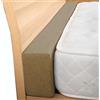 UWOBTN Letto Gap Filler Cuscino, Materasso Gap Foam Filler,Connettore per Letto Doppio/Materasso, Cuscino Testiera Lungo ，Chiudere Lo Spazio tra Materasso e Testiera o Parete(#4,160x20x5cm/63x8x2in)