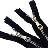XCSJ 2 Pezzi #5 Cerniere 55cm in Metallo Divisibile per Giacca, Chiusura Lampo Y-Denti per Cappotti e Pantaloni