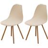 Highdi Coprisedia Elasticizzati con Schienale 2 pezzi, Velluto Coprisedie con Schienale Elasticizzato Lavabile Beige Pavone Coprisedia Ufficio Universali Lavabili,Vestisedia per Casa Cucina