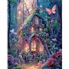 XIATIAN Diamond Painting Kit Completo Castello, Diamond Painting Bambini, Fai Da Te Diamond Painting per Adulti Decorazione Casa 30x40 cm