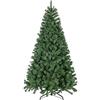 Rebecca Mobili Albero Di Natale 240, Albero Alto Verde, 1300 Rami, Pvc, Verde, Folto, Realistico, Decorazione Vetrine Bar, Casa - Misure: 240 x 135 x 135 cm (HxLxP) - Art. RE6768