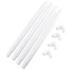 Fafeicy Cornice per ricamo, Cornice per punto croce in plastica, Cornice rettangolare in plastica con clip per ricamo a punto croce, Strumento per trapuntatura ad ago(43.1*43.1cm)