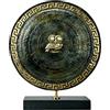 Generic Scudo di Atena con gufo vero bronzo scultura d'arte in metallo fatto a mano in Grecia