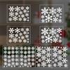 YOUZMY 144 adesivi per finestre di Natale, autoadesivi per finestre di Natale, fiocchi di neve, decorazione natalizia, per finestre (D)