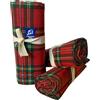 L'Emporio Casa Telo Copriletto Copridivano Arredo Tartan Scozzese Tela Robusta Grossa in Cotone di Panama Lenzuolo Copritutto Cotone Made Italy (360X280)