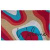 IlGruppone Zerbino Ingresso Casa in Fibra di Cocco con Base in PVC Antiscivolo Misura Rettangolare 75 x 45 Cm Realizzato A Mano Tappeto AsciugaPassi Idea Regalo - Hippy