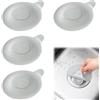 Azlanway Tappi in silicone per lavandino della vasca da bagno, 4 pezzi, tappo di scarico universale per vasca da bagno, lavabo, lavello da cucina, tappo a ventosa antiscivolo, cattura capelli