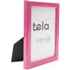 PrintedGift Cornice in Legno Fucsia Lucido 10x15 cm - Made in Italy - Qualità Artigianale - Ideale per Foto e Arredo