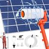 ShinePick Spazzola elettrica telescopica da 6,2 m - ShinePick, spazzola di pulizia con manico telescopico estensibile, set di spazzole telescopiche per impianto fotovoltaico, patio coperto, giardino d'inverno