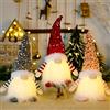 haweeli Gnomi Natalizi Set di 3 Decorazioni Natalizie Gnomi Natale Gnomo Natalizio Elfi Christmas Decorazione per Casa Cucine(10 x 30 cm)
