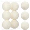 Oairse Set di 6 palline da 10 cm per albero di Natale, palline di Natale in filo, decorazioni per albero di Natale, palline decorative, decorazioni per Halloween, albero di Natale, decorazioni per feste di