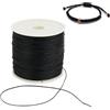 Jinsion Filo Cerato per Bracciali,0,5 mm x 106m Filo Cerato per Collane,Cera Cotone Cordino Fili Cerati,Filo Perline Cerato Corda,Filo Resistente Braccialetti Fai Da Te per Creazione di Gioielli,Artigianato