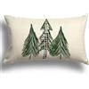 ZWJD Cuscini Natalizi per Divano 1 Pack Federe Cuscini Divano 30x50 Federe Cuscini Natalizi Cotone e Lino Biancheria Cuscini per Divano per Natale Decorazioni Casa