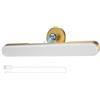 Rinfency Illuminazione a LED per tavolo da toeletta, dimmerabile Vanity Mirror Luce per lampada da toeletta, 4000 mAh, ricaricabile a specchio senza cavo, portatile rimovibile a 360°, lampada da bagno (oro)