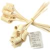 Ougual 20 Pezzi Rattan Naturale diffusore di fragranza Sostitutiva Reed Ricarica Bastoncini ondulati a Spirale (Colore Naturale, 3mm * 18cm a Forma di Spiral)