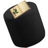 uyeoco Elastico Copri Pouf Rotondo/Quadrato Copri Ottomano Cover 45x45/40X40cm Fodera Poggiapiedi Jacquard Copripoggiapiedi Antiscivolo Cover Sgabello Estraibile Copertura Protettiva Per Ottomana ( Color : N
