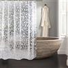 KOSHIFU Tenda per Doccia con Anelli 180 x 200 CM Impermeabile, per Vasca da Bagno, Trasparente EVA 3D Ciottoli Moderna Antimuffa Antivento Caldo