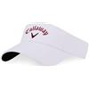 Callaway Golf Standard Callaway Liquid Metal Visor Headwear (bianco/cardinale)