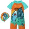 Generico Costume Bambino Anti UV Costume Neonato Mare Cappello 4 Anni 5 Neonata Maglia Bambina Bimbo Costumino 3 6 Mesi Maglietta Protezione Solare UPF 50 Uv50 Costumi Cappellino Magliette Bambini Muta 3Y da